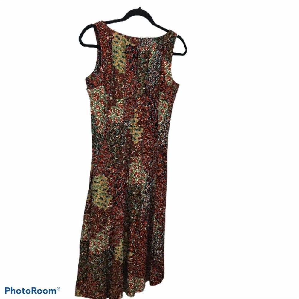 Perceptions new York women's Brown Floral dress